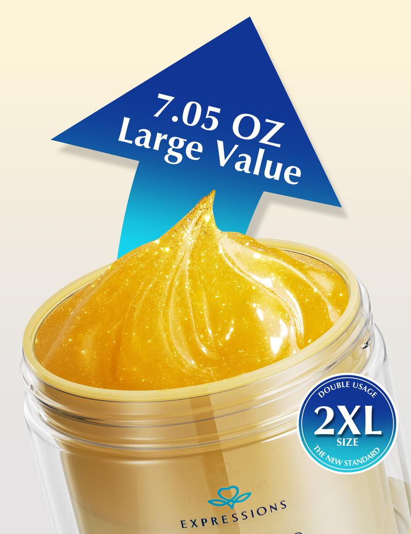 15-Day Fast-Acting Anti Cellulite Sculpting & Tightening Burn Gold Massage Cream | Cryo Thermo Firming Gold Gel for Belly Thigh Butt & Arm Firming Toning Moisturizing Sculpting & Smoothing|Unisex Body Contouring Treatment for Men & Women |200 G