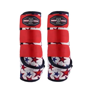 Harrison Howard Horse Sport Medicine Front Shock-Absorbing Boots All-Round Lower Limb Protection & Support Sport Boots Perfect for Endurance Training and Performance Pack of 2