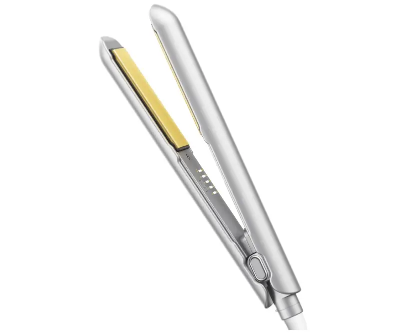SHEGLAM Hair Straightener, 1" Flat Iron Straightener and Curler with Comb Tooth, Adjustable Smart Memory Temp 270-450°F, Dual Voltage Portable Flat Iron Hair Straightener for All Hairstyles Anti-Frizz