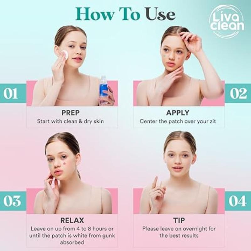 Colorful Star Shaped Acne Patches 180pcs Set Invisible Pimple Patches for Women & Men Skin Care Products Lightweight Comfortable Solution