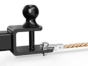 Nilight 3 in 1 ATV UTV Multi Hitch Mount with 1-7/8 inch Ball Hitch Rated 2000 LBS Fits 2 Inch Receiver Winch Strap Loop Rated 5000 LBS