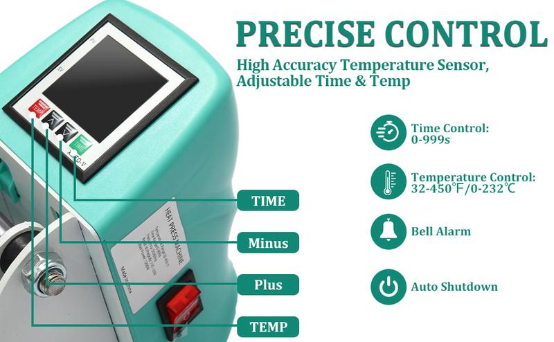【GARVEE】Heat Press Machines in Multiple Sizes (16x24, 16x20, 15x15 Inch) with Digital Sublimation Technology, Fast Heating, Large Panels for T-Shirts, Mugs, Hats, Plates, Caps, Canvas Bags, Pillows, and Placemats