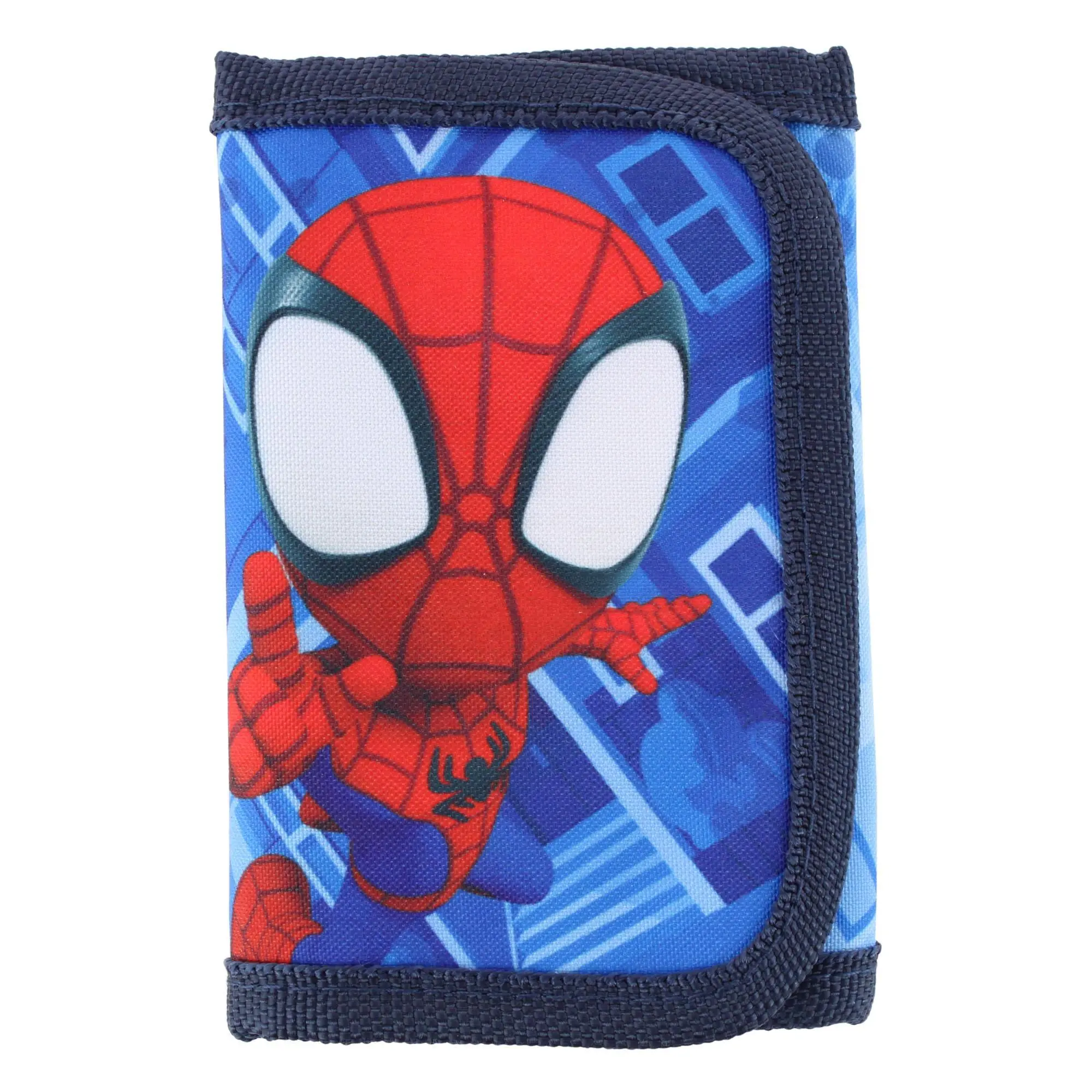 Textiel Trade Kid's The Amazing Spidey Tri-Fold Hook & Loop Wallet, Trifold Wallets
