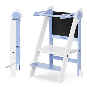 Foldable Toddler Tower-blue Children's ladder