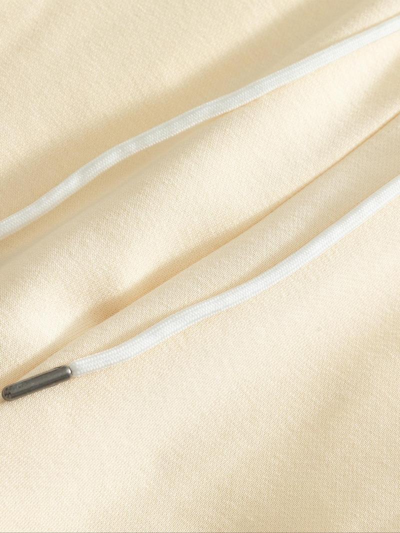 New autumn and winter men's loose solid color drawstring waist casual pants autumn gray white loose pants back to school season, can be worn in all seasons