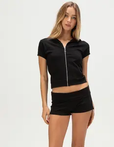 FULL TILT Womens Low Rise Micro Pull On Shorts