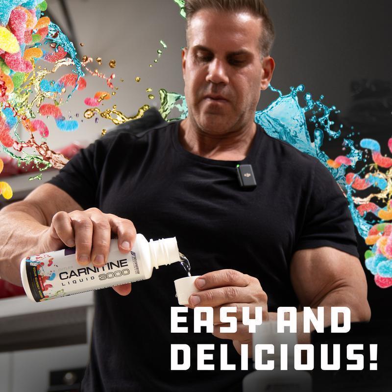 Cutler Nutrition 3 Pack Multi Flavor Carnitine Liquid 3000Energy Sport Beverage Drink Variety Pack