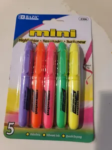 Mini highlighter  5 pc in one pack