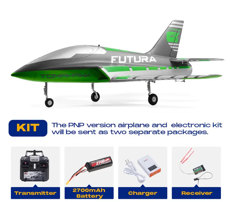 FMS EDF Jet 64mm Futura  PNP（PNP =Transmitter, receiver, battery and charger not included）