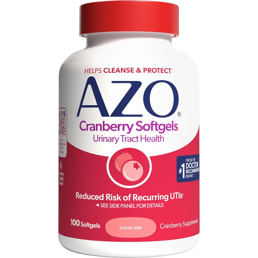 Cranberry Pills 500mg 100 Softgels Cranberry Concentrate Pacran Cranberry Supplement Women and Men Sugar Free