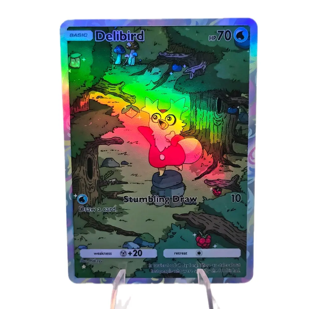 Custom Delibird Full Art Card - Special Illustration Holo - Cute Pokmon Display Proxy - TikTok Shop Custom Delibird Full Art Card - Special Illustration Holo - Cute Pokmon Display Proxy - TikTok Shop