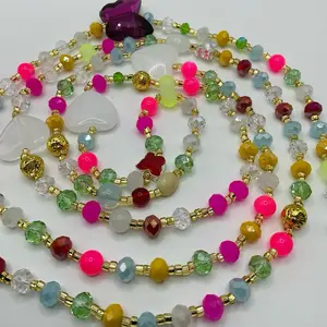 Rosy Waistbeads, 60 inches long for for your beautiful body.