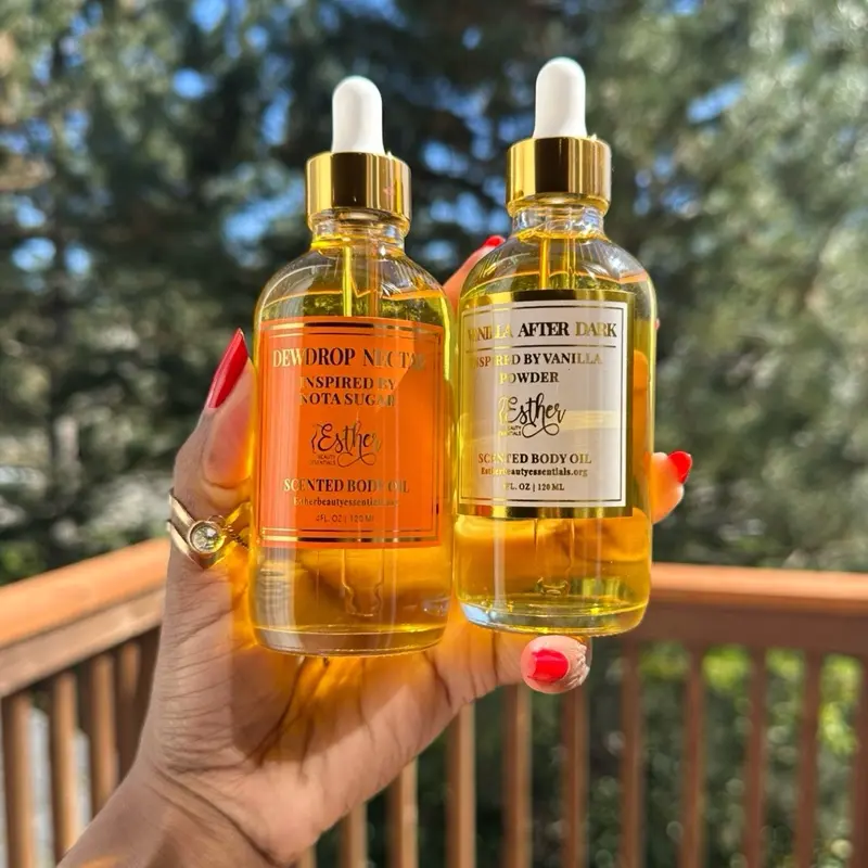 DUO- VANILLA AFTER DARK & DEWDROP NECTAR SCENTED BODY OILS