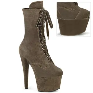 Pleaser Adore-1045VEL Women's Lace Platform Ankle Boot - Ankle Boot Height Design, All-Seasons Footwear