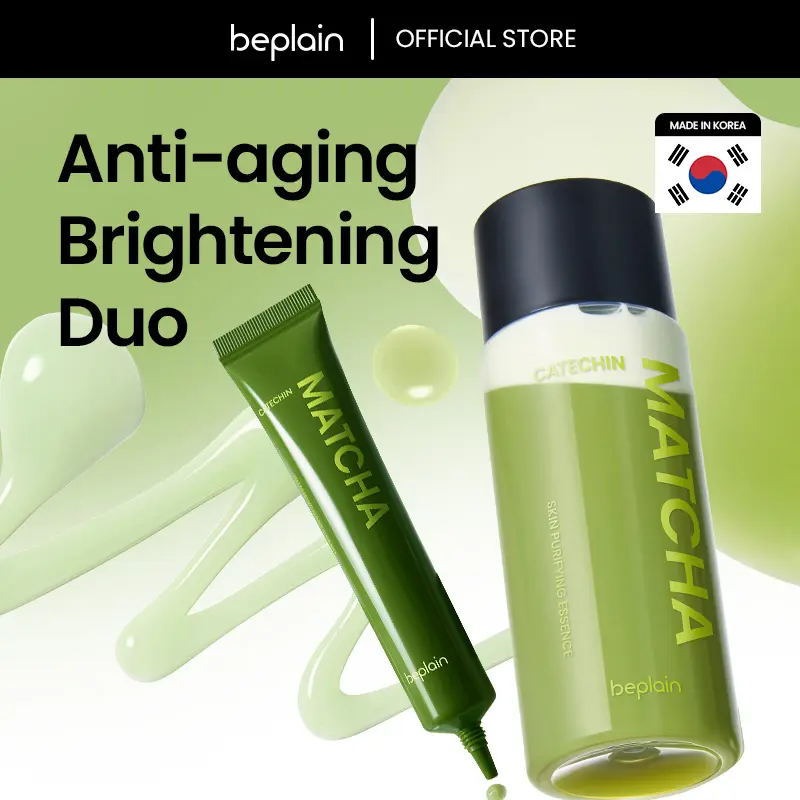 Matcha Catechin: Brightening Duo | Essence & Spot Cream for Dark Spots