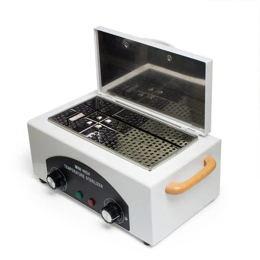 High Temperature Autoclave Sterilization Machine with Induction System, 300W Power, 110V Plug, 1.5L Synthetic Storage Container Home Organizer for Metal Tools