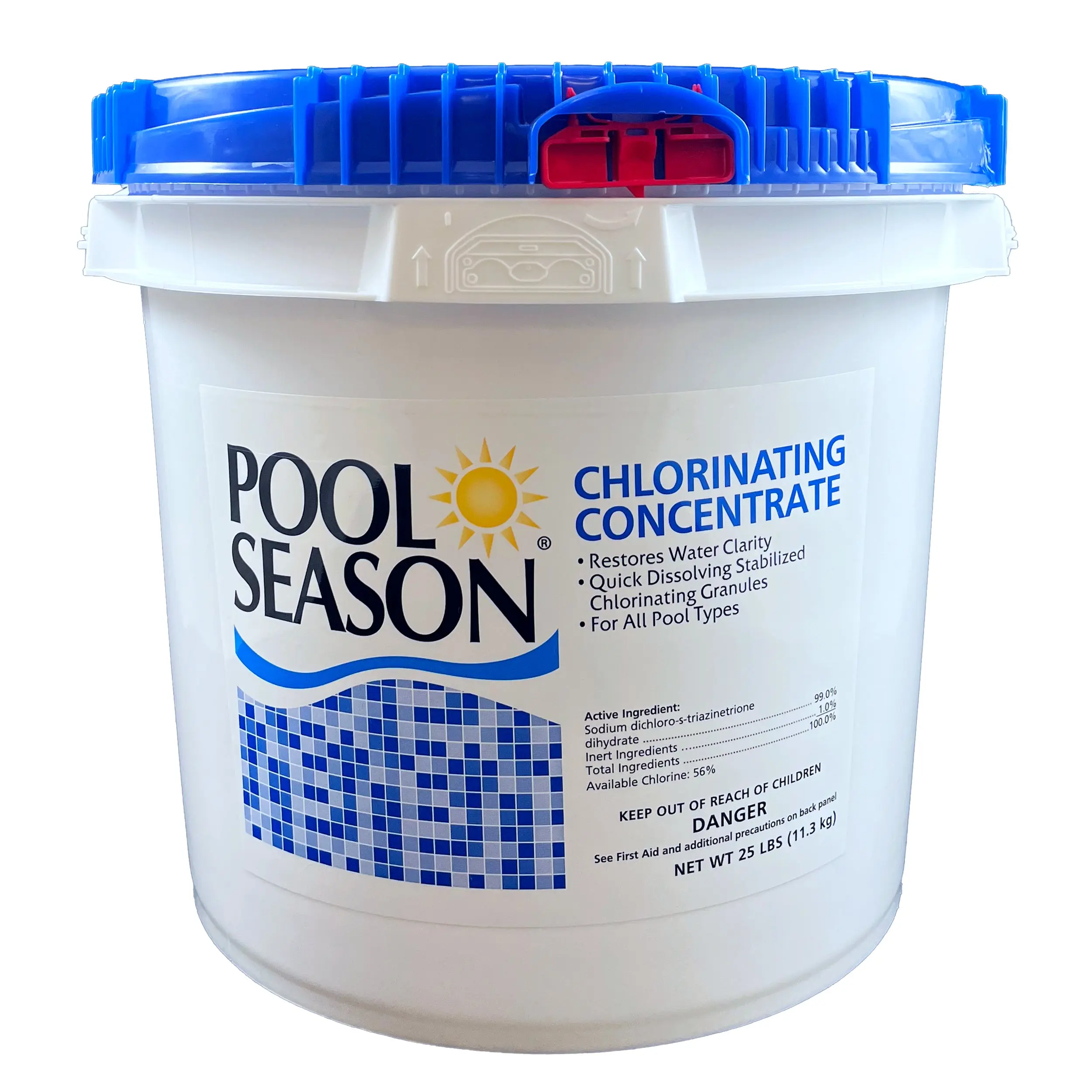 Pool Season 47251310 25 lb Chlorinating Concentrate Pail