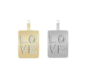Love Plate Pendant