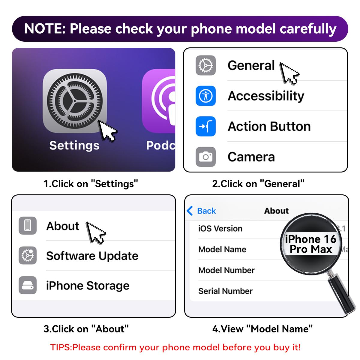 [Free!!Ship!] Mag Safe Transplant Phone Case for iPhone 17 Pro Max 16 15 14 13 Durable Dual Layer Clear Heavy Duty Shockproof Protection Phone Cover