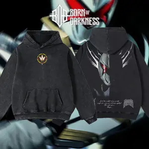 BornOfDarkness - DINO THUNDER II WHITE RANGER LIMITED Vintage Unisex Oversize Anime Manga Washed Cotton T-shirt, Graphic Tee, Anime Lover, Anime Merch Fan, Outfits Men, Boys Merch