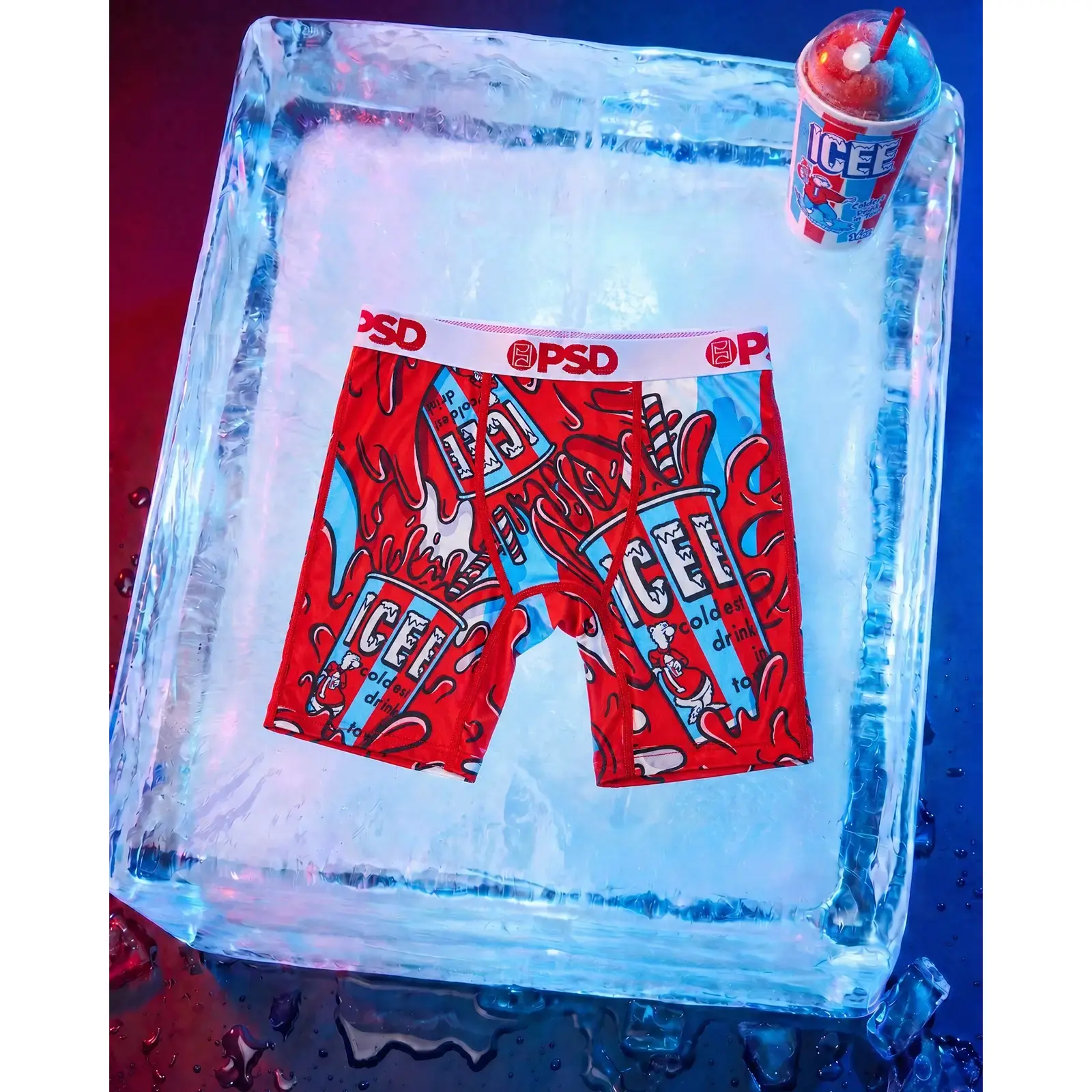 PSD Youth Boys Icee Freeze Boxer Brief - Soft, Breathable and Comfortable Stretch Underwear
