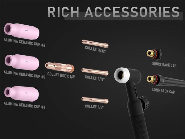 YESWELDER WP-17V-10 13ft TIG Welding Torch 150Amp | 10-25mm² Euro Connector Lift TIG Gun Fits YWM-160, MIG-140DS-PRO, FLUX-135PRO, FLUX-135MINI & ARC-125DS-PRO Welder YESWELDER WP-17V-10 13ft TIG Welding Torch 150Amp | 10-25mm² Euro Connector Lift TIG Gun Fits YWM-160, MIG-140DS-PRO, FLUX-135PRO, FLUX-135MINI & ARC-125DS-PRO Welder