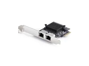 StarTech.com 2-Port 5G Gigabit PCIe Network Adapter Card - PCI Express LAN Card - Realtek RTL8126 - Windows and Linux - TAA  PR25GR-NETWORK-CARD