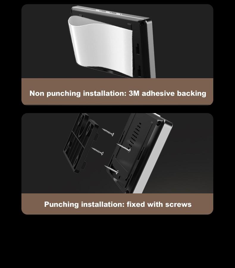 No WiFi Video Doorbell with Monitor – Wireless Doorbell Camera, Two-Way Talk, Night Vision, No App, No Monthly Fees