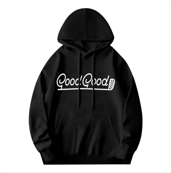 Good Good Golf Elite Men's Cozy Hooded Cotton-Polyester Menswear Top - Warm, Breathable, Long-Sleeve, Easy-Care Fabric, Casual Everyday Sweatshirt