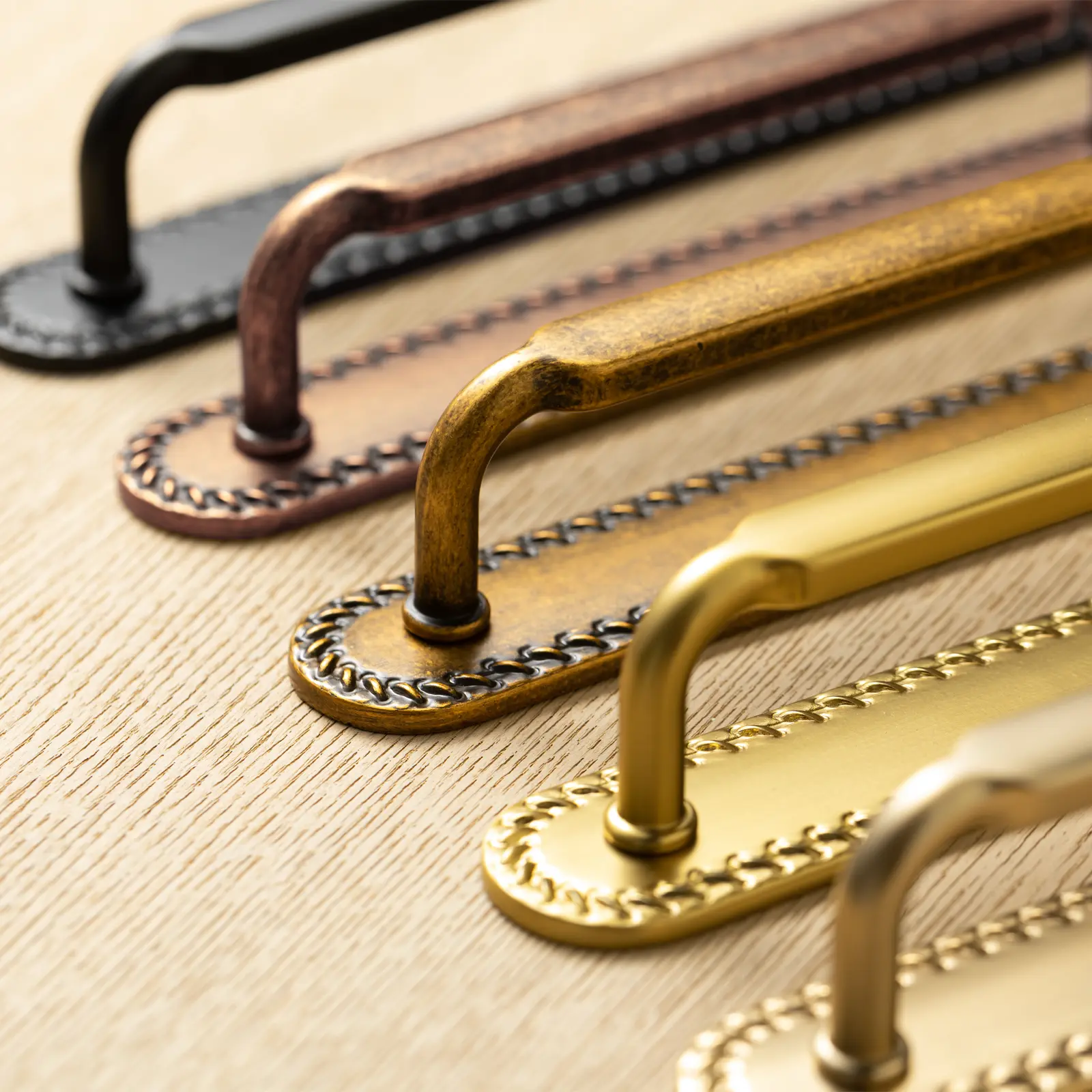 2-Pack Elegant Antique Brass Cabinet Pulls with Backplate and Spacer, Durable Zinc Alloy Construction, Classic Home Kitchen Drawer Handles
