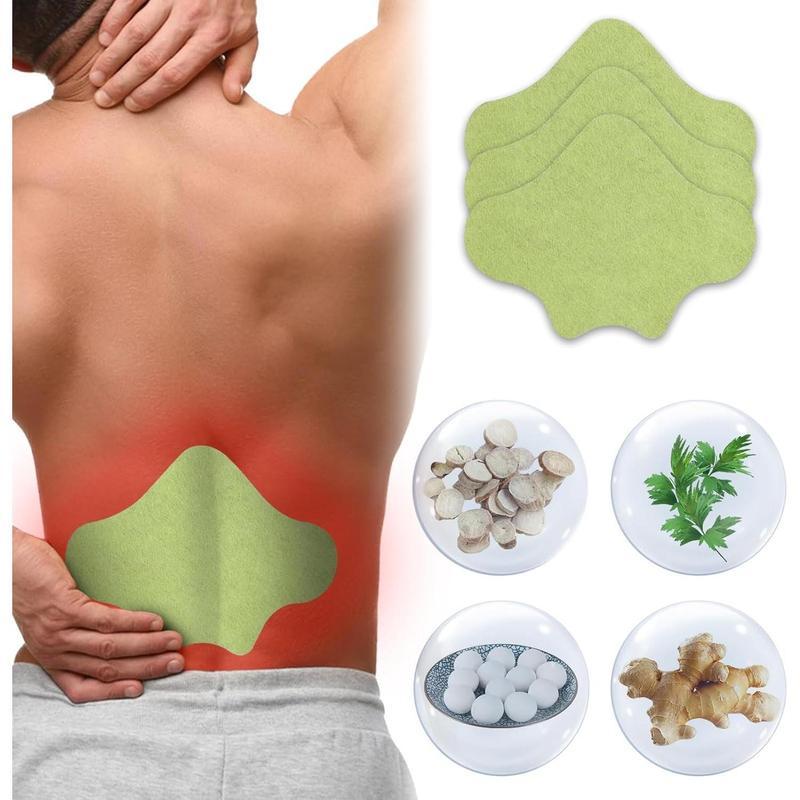 Herbal Lower Back Heat Patches for All Day Comfort, 30 Patches per Box, Gentle Warming Therapy for Lumbar Pain Relief, Perfect for Office Work, Driving, Sports Recovery, Hypoallergenic Body Care Heat Patch Pack Gentle Wrist Ice Pack Wrap for Carpal Tunnel