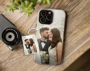 Tough Personalized Photo Phone Case, Custom Iphone & Galaxy Gift