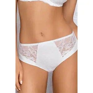WHITE LACE PANTIES CASSANDRA B01 HIGH-CUT