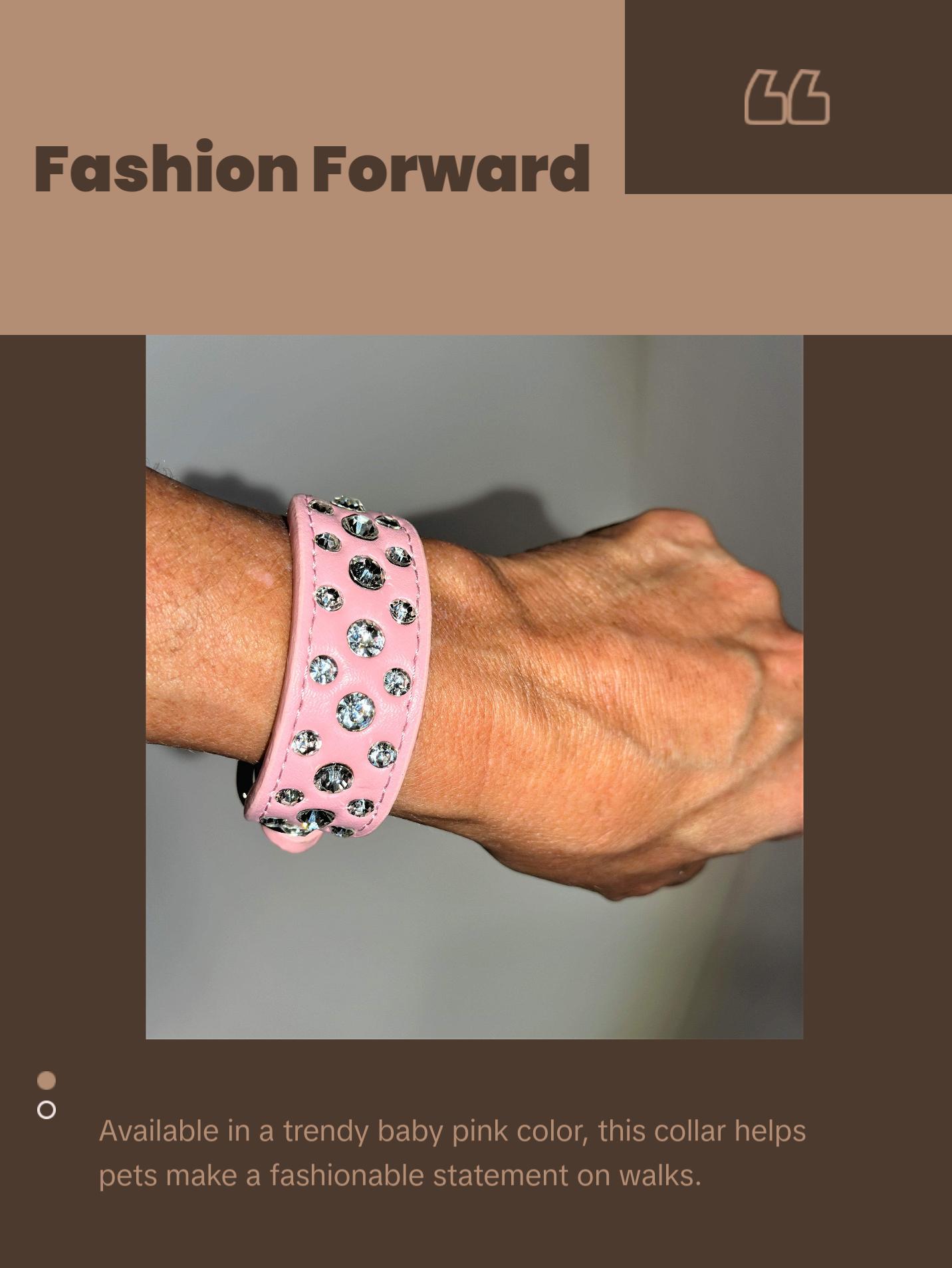 Baby Pink Dog Collar