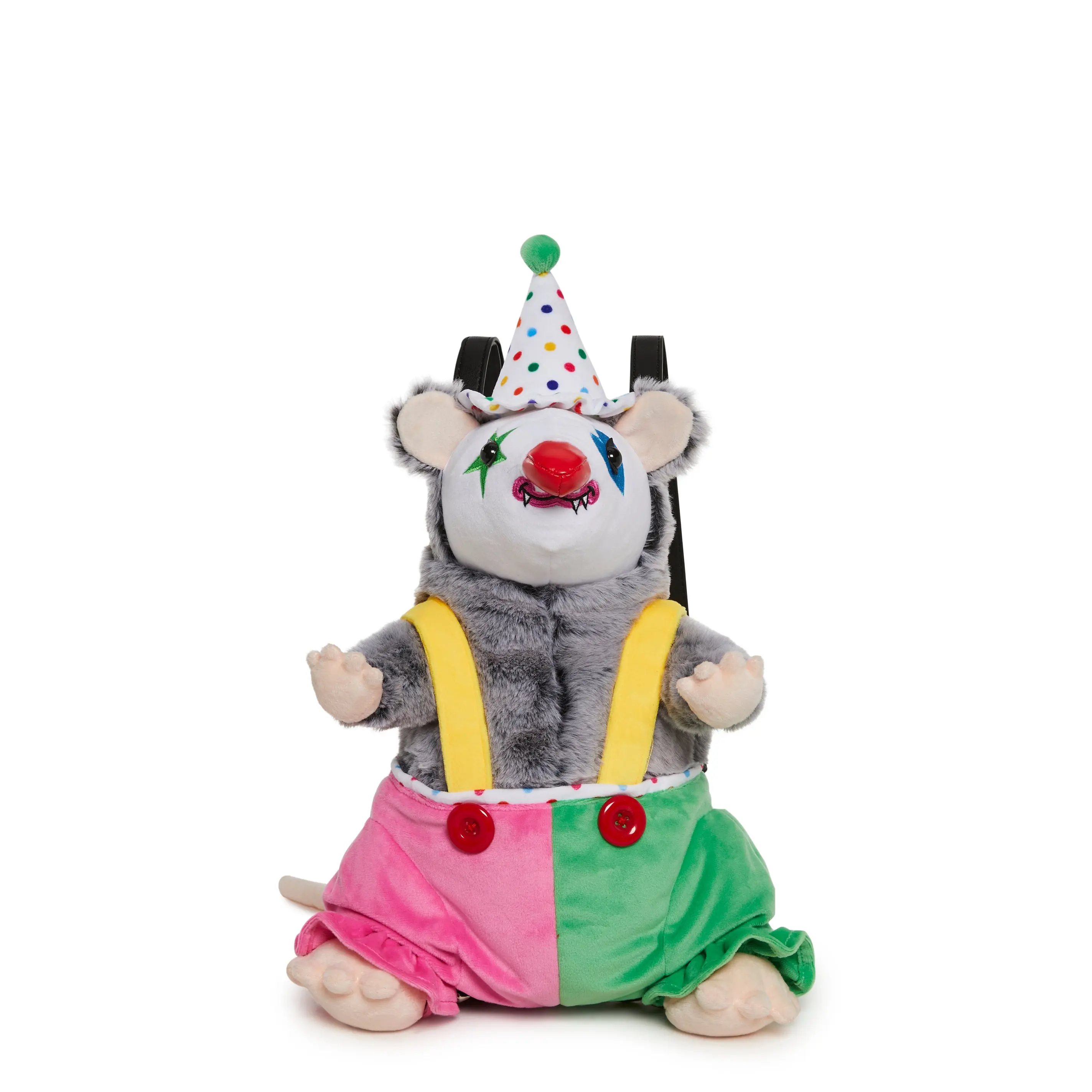 Plush Possum Backpack with Studs & Adjustable Straps SNUG-ALONGS Plum Possum Plush Backpack – LittleSofts main image 2