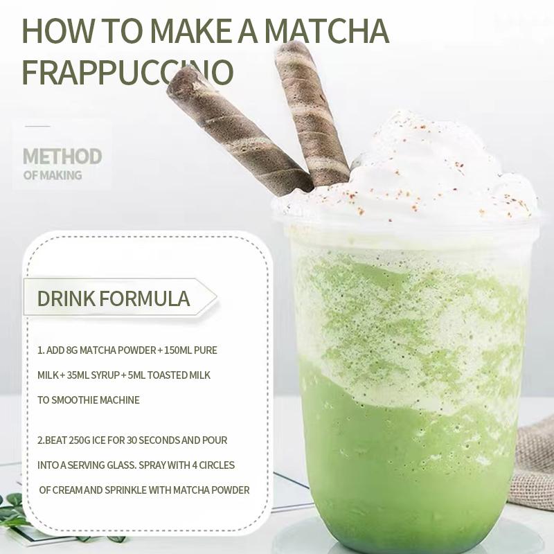Chuanglu Matcha-2-100g Pure Matcha Powder from China No Sugar Instant Drinks Cooking Exclusive Tea Rich Taste Pure 100% Matcha No Addition Instant Drinks No Sugar - Flavor