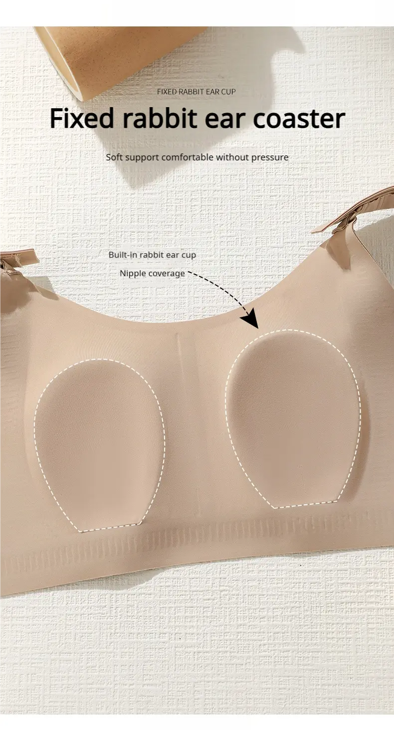 Product Introduction of VVL Women's Plus Size Adjustable Multi-Row Hook Shoulder Strap Wireless Bra - Lift & Anti-Sag Seamless Push Up Full Coverage Comfort Everyday Bra 28