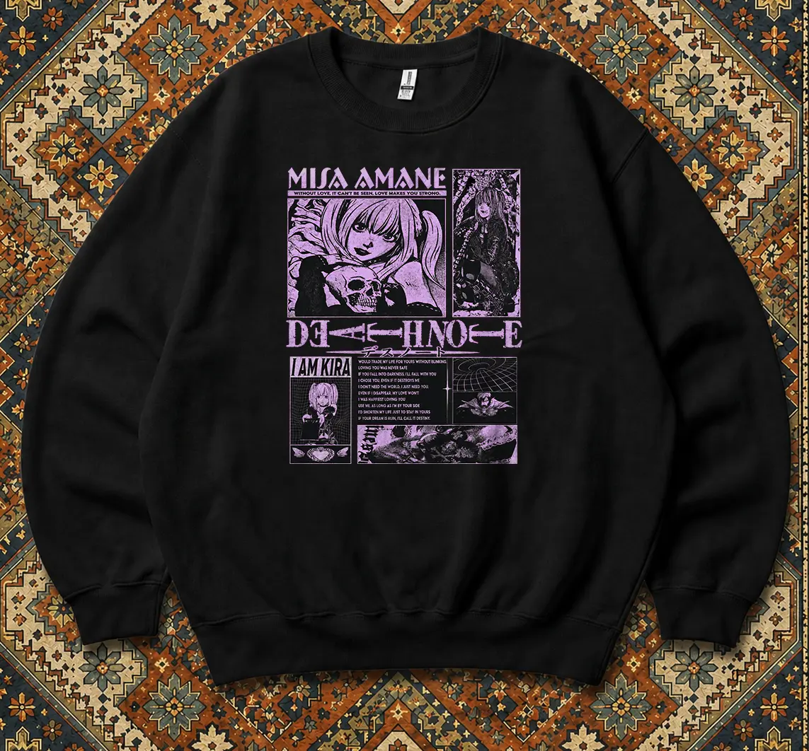 Misa Death Note Anime Unisex Sweatshirt, Anime Shirt, Gift For Fan