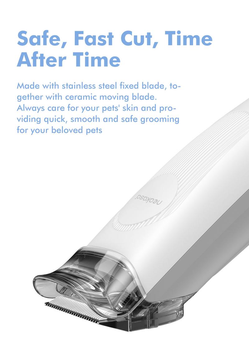 Neakasa P2 Pro Pet Grooming Kit, Dog Clippers 99% Hair, Pet Grooming with 5 Proven Tools, 2L Large-Capacity Easy Empty Dustbin for Dogs Cats Animals