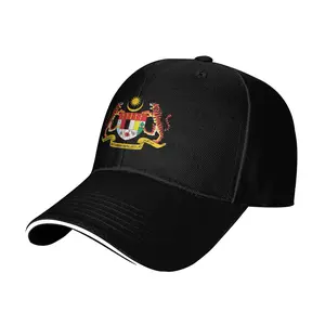 Malaysia National Emblem Baseball Sandwich Cap Golf Hat Outdoor Casual Hat Daily Sports Snapback Cool Hats