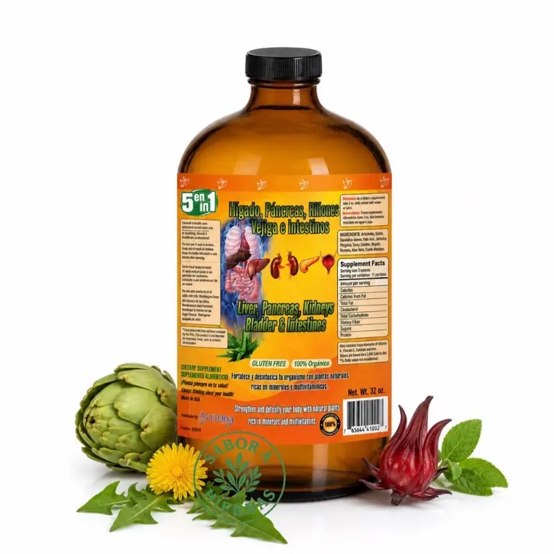 5-in-1 Herbal Botanical Tonic, 32 oz