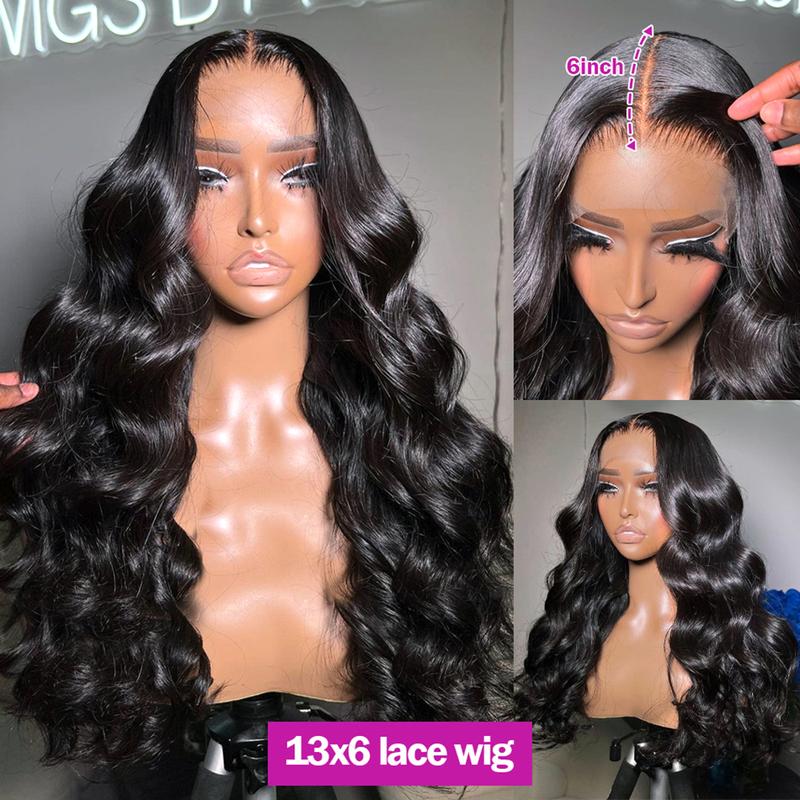 Bling Hair HD Transparent 30 32 Inch 13x4 13x6 Body Wave Lace Front Wig Pre Plucked 360 Lace Frontal Wig Human Hair For Black Women