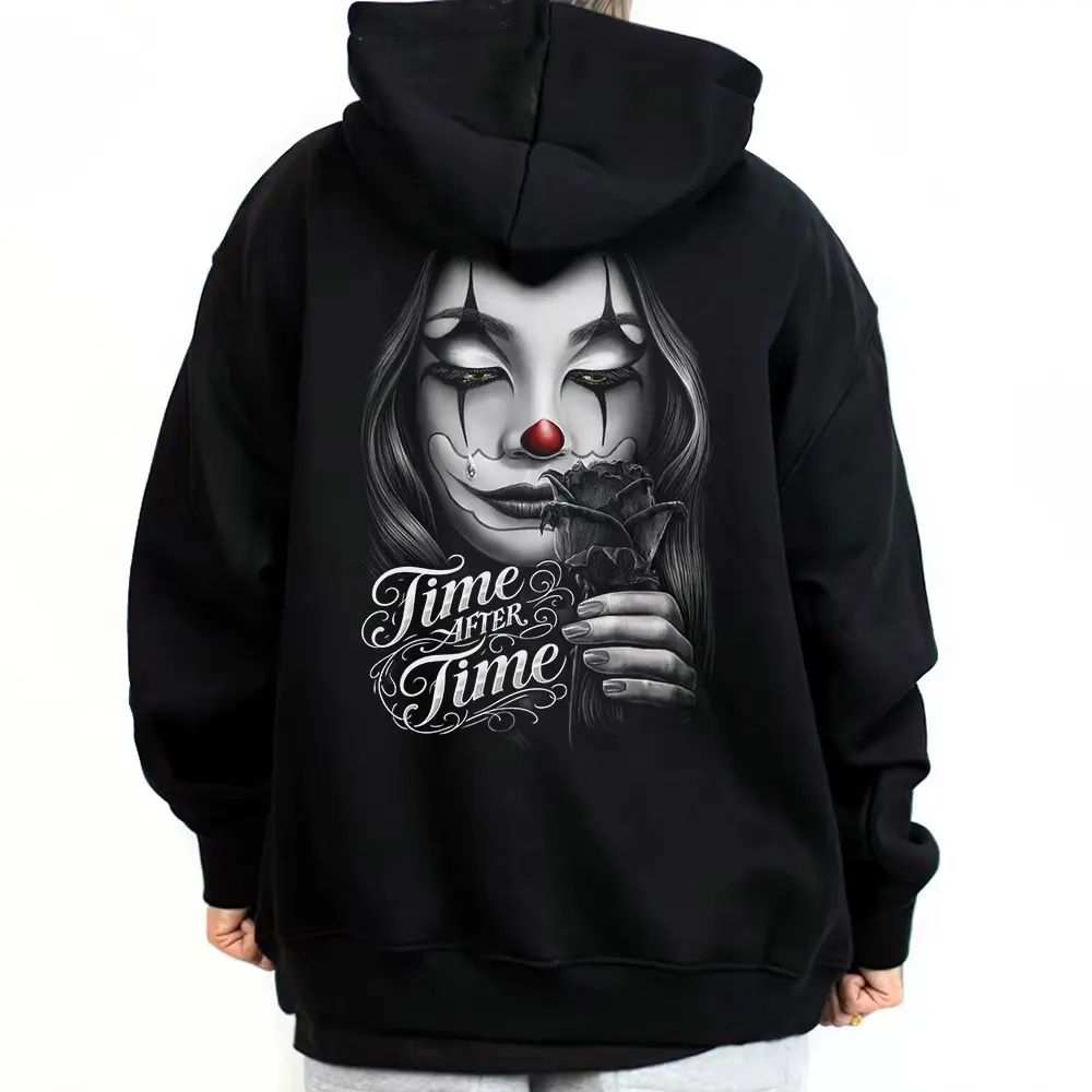 Time after Time Chicano Clothes Chicana Style Valentine Day Gift Unisex Hoodie Medium Heavy Sweatshirt T Shirt for Men & Women Full Size S-5XL 3101