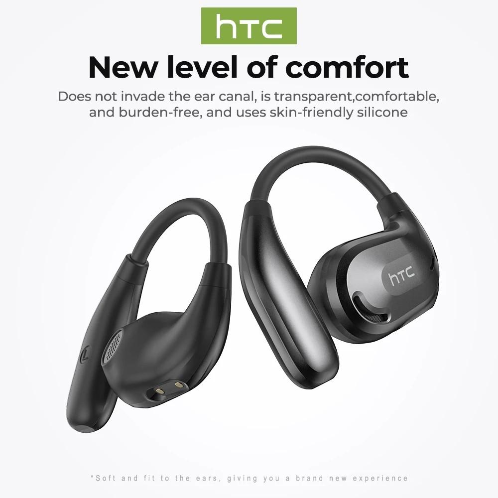 HTC NE18 AI Headphones Open Earbuds with 134 Language Translation Bluetooth 6.0 Dual Mode Switching HD Clear Calls IPX5 Waterproof HIFI Sound Quality Long Battery Life Comfortable Wear HTC NE18 AI Headphones Open Earbuds with 134 Language Translation Bluetooth 6.0 Dual Mode Switching HD Clear Calls IPX5 Waterproof HIFI Sound Quality Long Battery Life Comfortable Wear