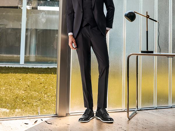 Bruno Marc [Xander] Men's Polished Plain Toe Oxford-Inspired Sneakers Walking Shoes Footwear