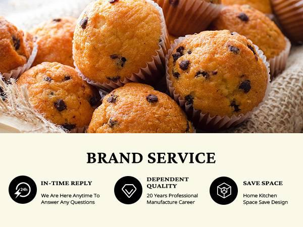 [BF&CM]BRONYPRO Silicone Molds Muffin Pan with Metal Frame, Nonstick 12-Cup Cupcake Pans,Easy to Pop Non-Toxic Bakeware for Oven,Cookware, Kitchen Food