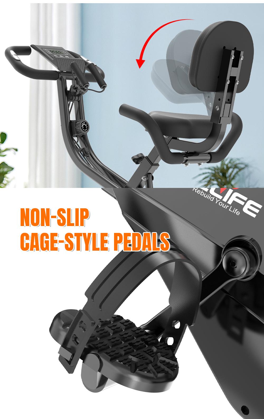 RELIFE REBUILD YOUR LIFE 3 in 1 Foldable Exercise Bike, Magnetic Resistance Stationary Bike for Home Fitness Cardio Workout cardio workout RELIFE REBUILD YOUR LIFE 3 in 1 Foldable Exercise Bike, Magnetic Resistance Stationary Bike for Home Fitness Cardio Workout cardio workout