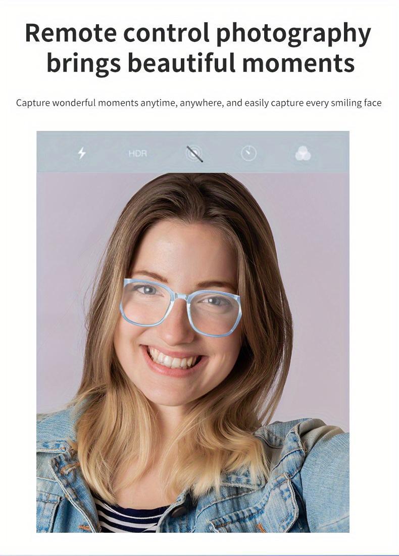 Bluetooth Smart Sunglasses with Automatic Color Adjustment Wireless Connection for Music Calls Unisex Design 75mah Battery