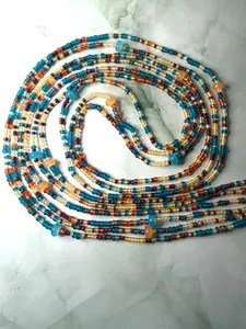 Harvest Harmony Waist Beads - Multicolor Beaded Waist Accessory for Women