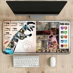 Custom Zombies Desk Mats Black Ops-Inspired (Kino, Origins, Tranzit, Ascension) - Black Ops-Inspired Design Gaming Accessories Desk Mats - Call of Duty Playmat - Unique Gift for Gamers, Design 39